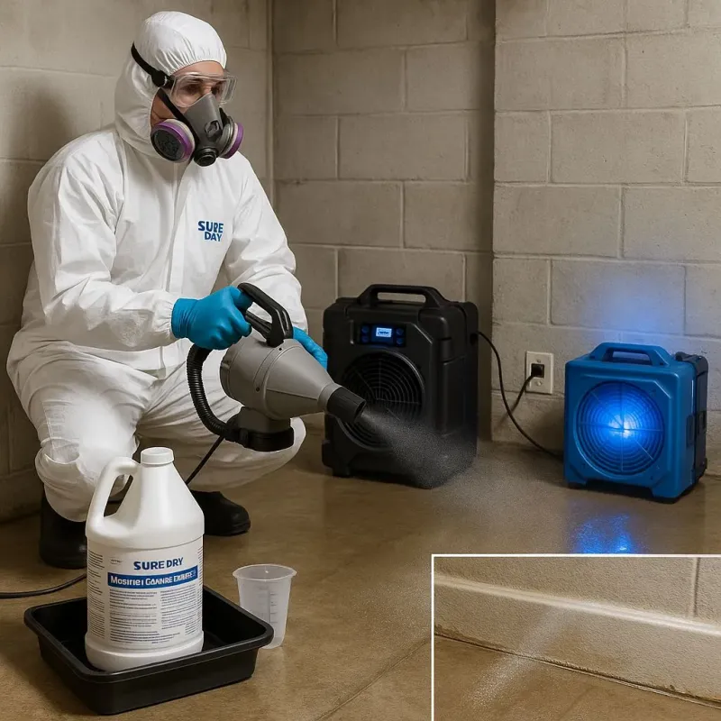 Sanitization and Odor Removal process in Castlewood, VA